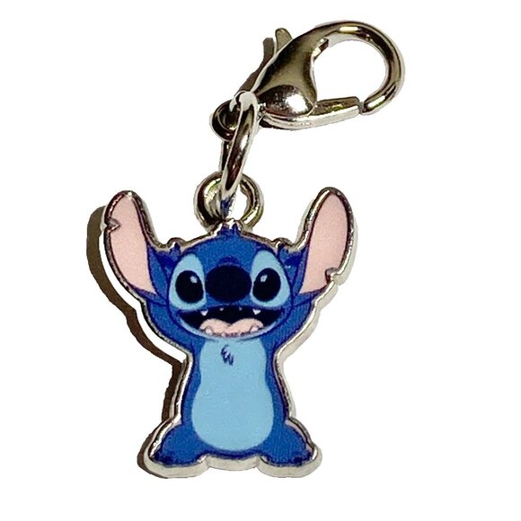 Vintage Disney Lilo & Stitch Clip On Charm Purse Bag Zipper Pull Signed - Picture 3 of 10